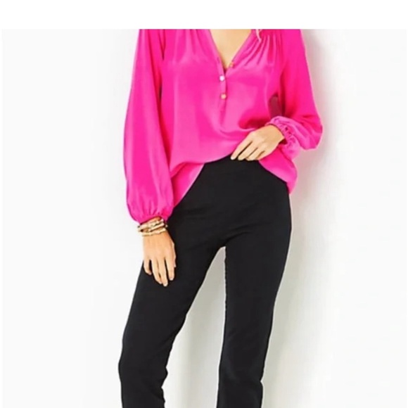 Lilly Pulitzer Merton High Rise Stretch Work Pants Sz 10 NWOT - Picture 4 of 7